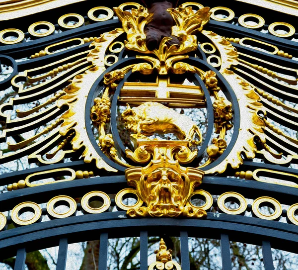 Londra Ngiltere Eski Metal Geçit Kraliyet Sarayı — Stok fotoğraf