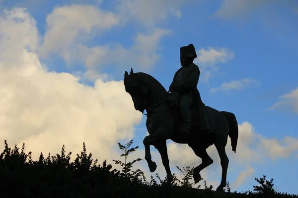 Napoleão Cavalo Céu Azul — Fotografia de Stock