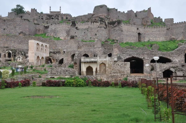 Forte Golconda Hyderabad Andhra Pradesh Índia — Fotografia de Stock