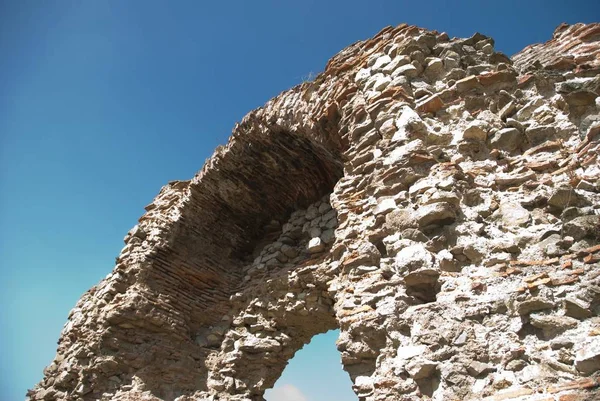 Porta Del Muro Della Fortezza Hissar Bulgaria Dettagli — Foto Stock