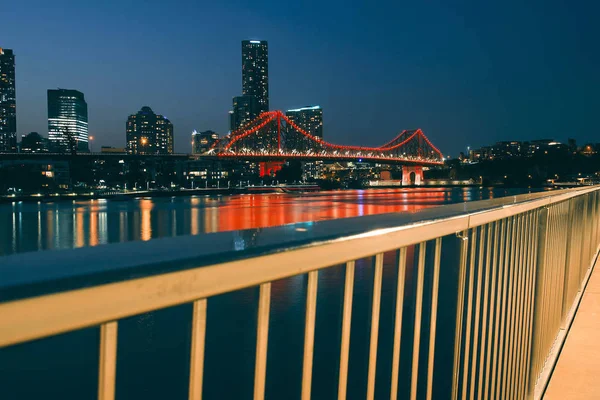 Brisbane Queensland Avustralya Daki Ikonik Hikaye Köprüsü — Stok fotoğraf