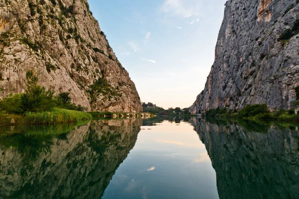 Φαράγγι Του Ποταμού Cetina Κοντά Omis Κροατία — Φωτογραφία Αρχείου