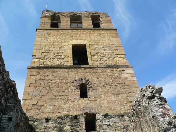 Foto Del Campanile Della Vecchia Città Panama — Foto Stock