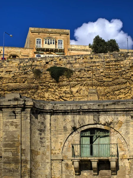 Almacén Debajo Los Bastiones Valeta Malta — Foto de Stock