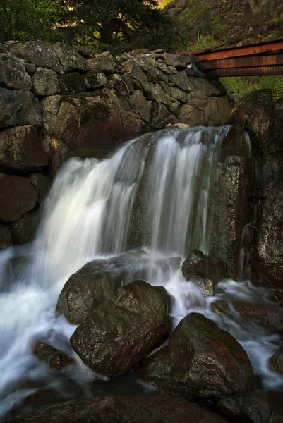 Increíble Paisaje Cascada Fondo Natural — Foto de Stock