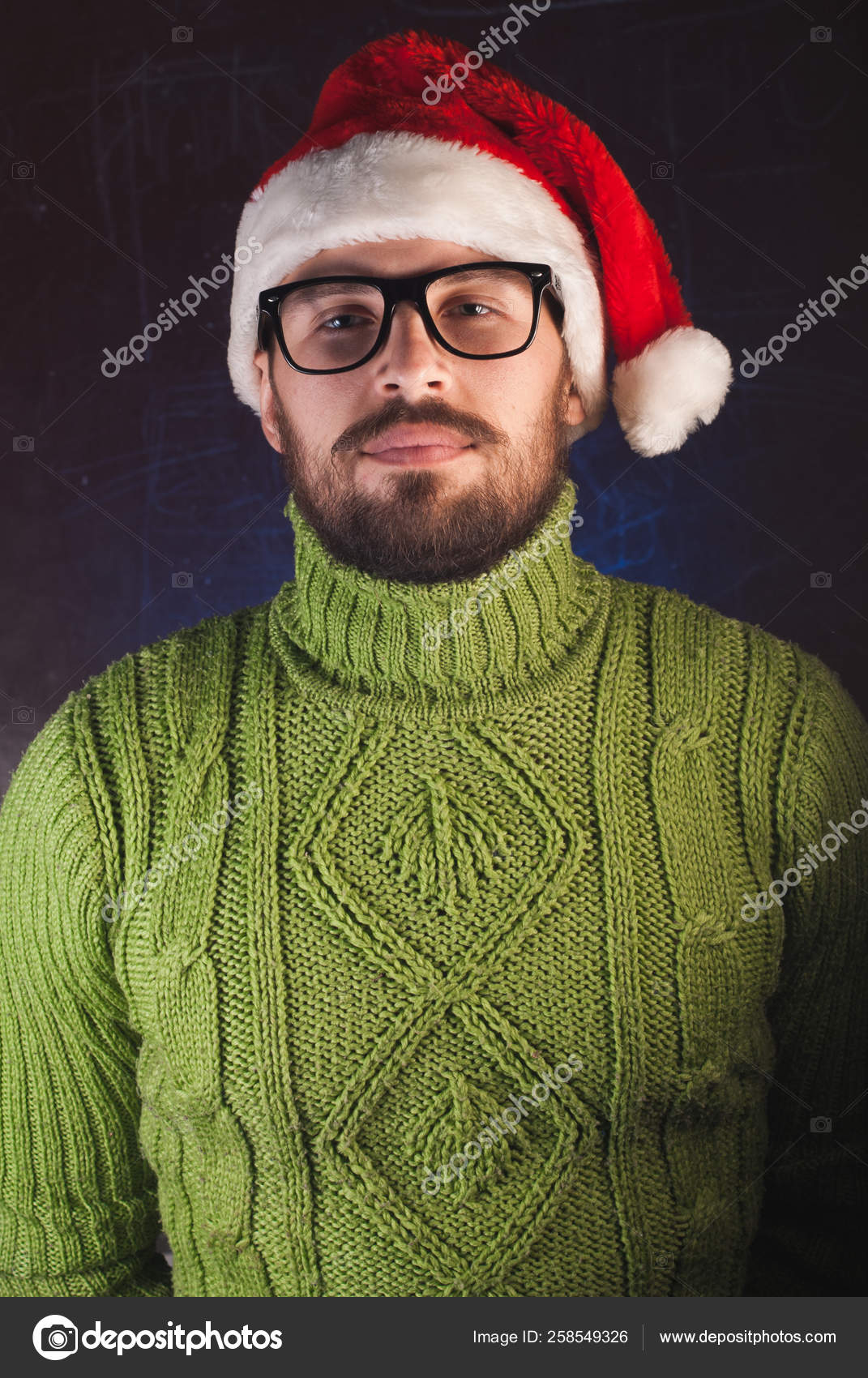 green sweater guy