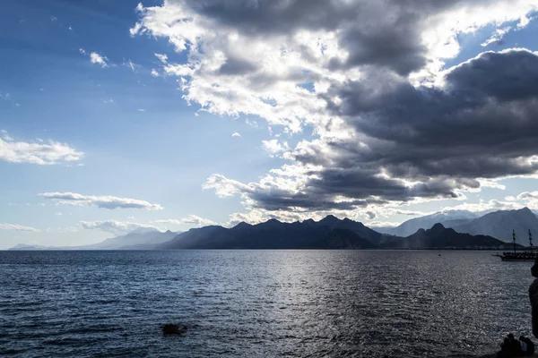 Antalya Akdeniz Tarafından Güney Türkiye Bir Şehirdir — Stok fotoğraf