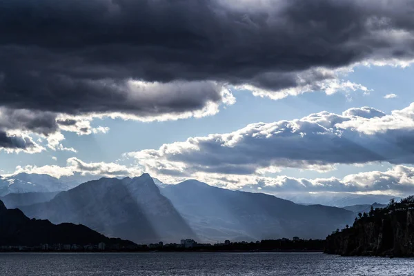 Antalya Akdeniz Tarafından Güney Türkiye Bir Şehirdir — Stok fotoğraf