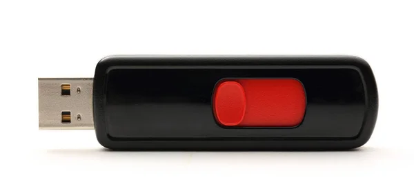 Usb Flash Disk Bílém Pozadí — Stock fotografie