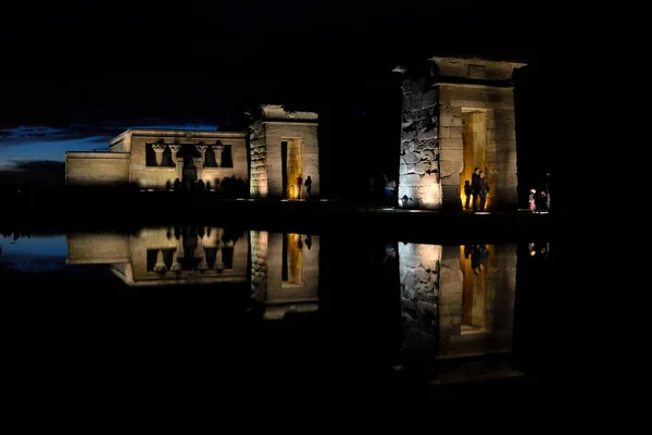 Templo Debod Fue Regalo Egipto España 1968 — Foto de Stock