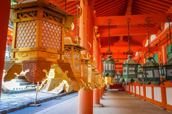 Templo Del Santuario Kasuga Taisha Parque Nara Japón — Foto de Stock