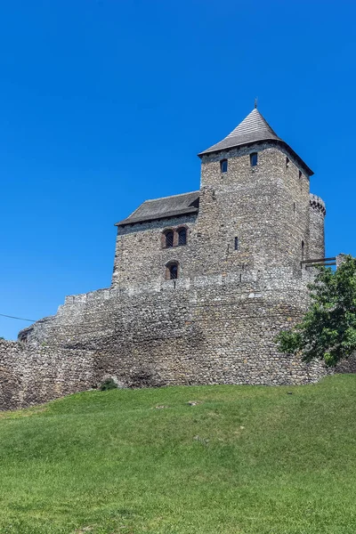 Bedzin Castle Medieval Fortified Stronghold Built King Casimir Great Forties — Stock Photo, Image