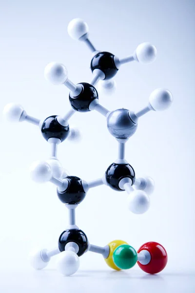 Construção Molecular Conceito Químico Moderno Brilhante — Fotografia de Stock