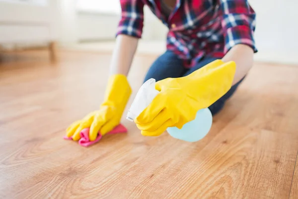Orang Pekerjaan Rumah Tangga Dan Konsep Housekeeping Menutup Perempuan Dalam — Stok Foto