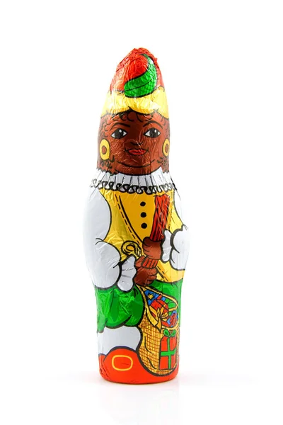 Schokolade Schwarz Pete Zwarte Piet Süßigkeiten Für Eine Traditionelle Veranstaltung — Stockfoto