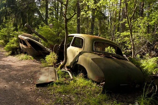Car Dump Kirkoe Mosse Svédország — Stock Fotó