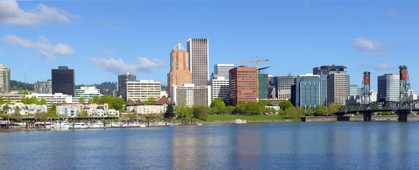 Città Portland Panorama Sullo Skyline Dell Oregon — Foto Stock