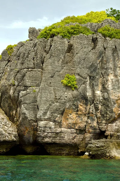 Asia Las Islas Phangan Kho Bahía Rocas Tailandia Sur China — Foto de Stock