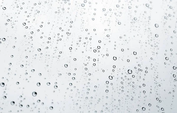 창문에 빗방울이 떨어지는 Shallow Dof — 스톡 사진