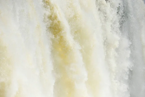 Masivní Tok Vody Iguassu Vodopád — Stock fotografie