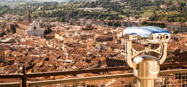 Florence Italië Panoramisch Uitzicht Vanaf Top Van Duomo Kerk — Stockfoto