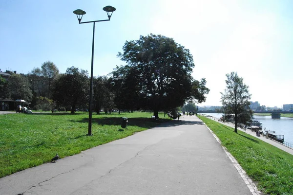 Vistula River Krakow Poland Europe — Stock Photo, Image