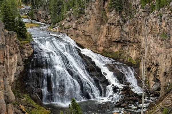 Vue Panoramique Cascade Étonnante — Photo