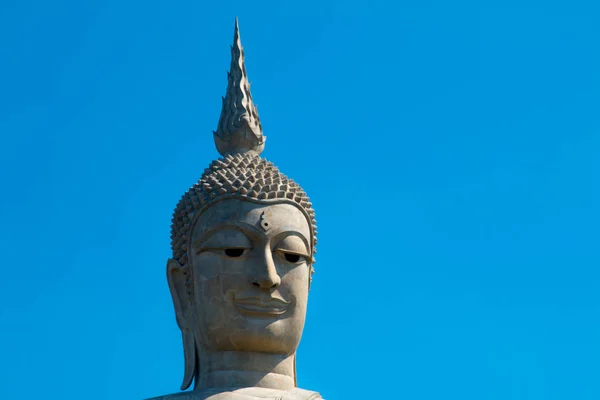 Grande Buda Montanha Manorom Mukdahan Província — Fotografia de Stock