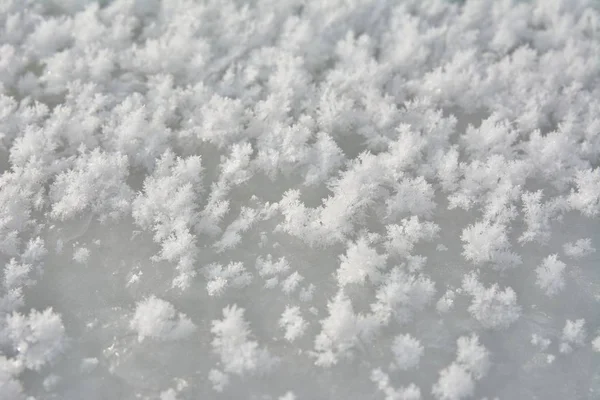 Textur Des Weißen Schnees — Stockfoto