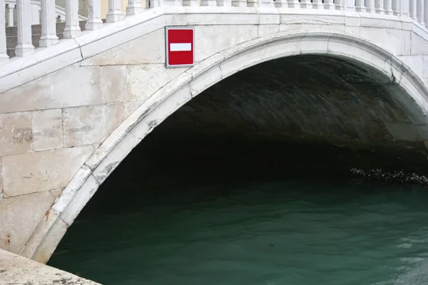 Visning Venedig Fra Sine Calles - Stock-foto