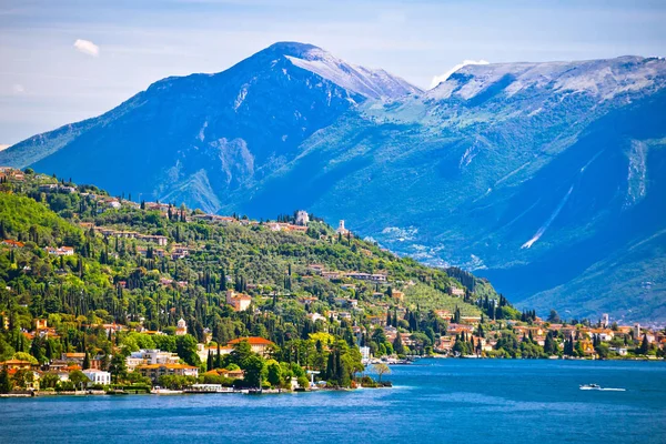 Lago Garda Cerca Gardone Riviera Vista Lombardía Región Italia — Foto de Stock