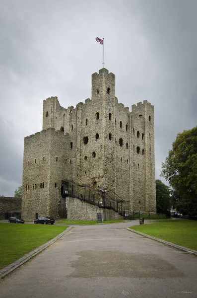 Hrad Rochester Jackem Letu — Stock fotografie