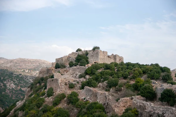 Srail Tourosim Seyahat Kale Harabeleri — Stok fotoğraf