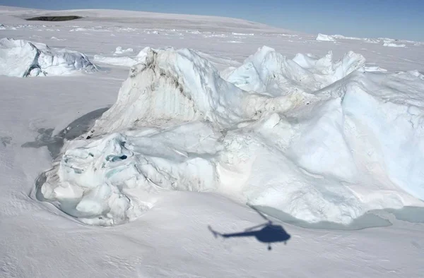 Vista Aérea Del Hielo Marino Mar Weddell Antártida —  Fotos de Stock