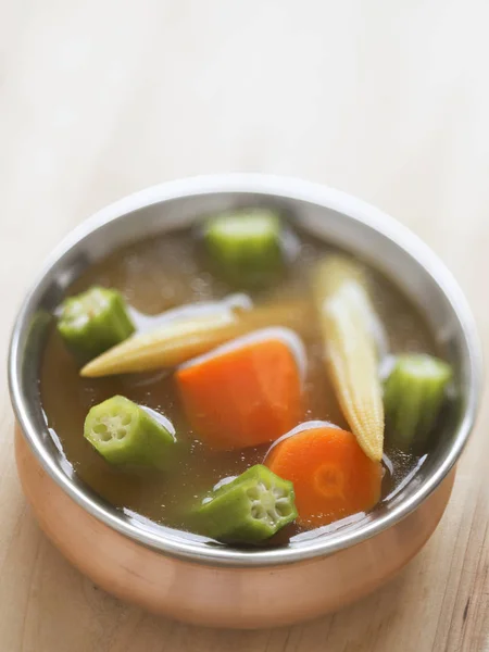 Închideți Supa Legume — Fotografie, imagine de stoc
