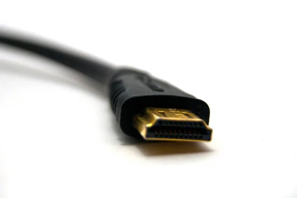 Cavo Hdmi Sfondo Bianco — Foto Stock