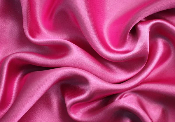 Liso Elegante Seda Rosa Puede Utilizar Como Fondo — Foto de Stock