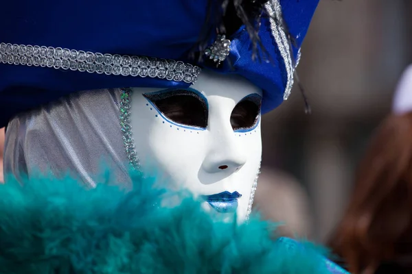 Venedik Karnavalında Maske — Stok fotoğraf