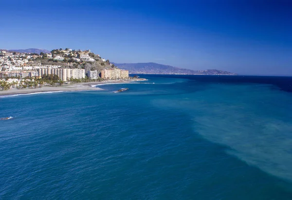 Playa Caletilla Almuñecar Andalucía España —  Fotos de Stock