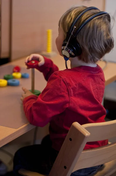 Kleinkind Jahre Beim Hörtest Jedes Mal Wenn Sie Ein Geräusch — Stockfoto