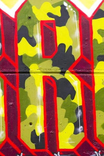 Graffiti Wall Urban Hip Hop Background — Stock Photo, Image