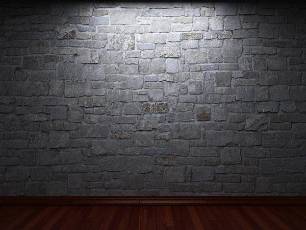 Иллюминированная Каменная Стена Графики — стоковое фото
