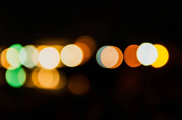 Kleurrijke Bokeh Lichten Abstracte Achtergrond — Stockfoto