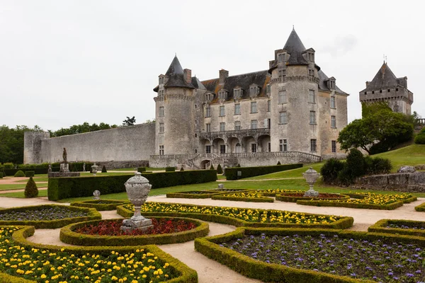 Zamek Roche Courbon Francuskim Regionie Morskim Charente — Zdjęcie stockowe