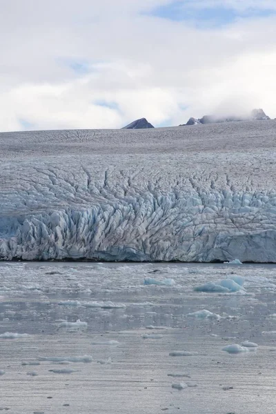 Frente Glaciar Napassorsuaq Fjord Groenlândia — Fotografia de Stock