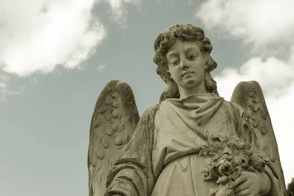 Estatua Del Ángel Que Vela Por Los Muertos —  Fotos de Stock