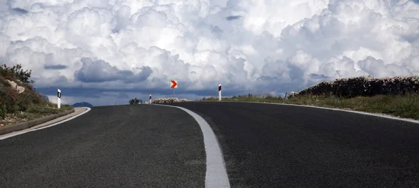 Primer Plano Asfalto Carretera —  Fotos de Stock