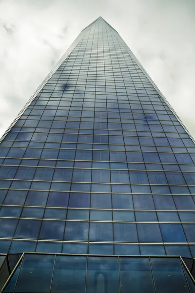 Crystal Tower Skyskrapa Madrid Placerad Finansiell Zon Fyra Moderna Skyskrapor — Stockfoto