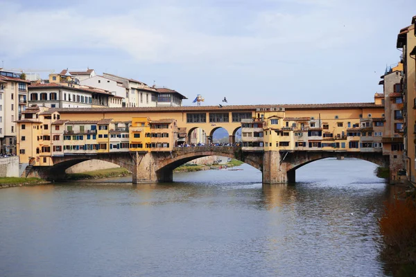 Schilderachtige Foto Van Brug Florence — Stockfoto