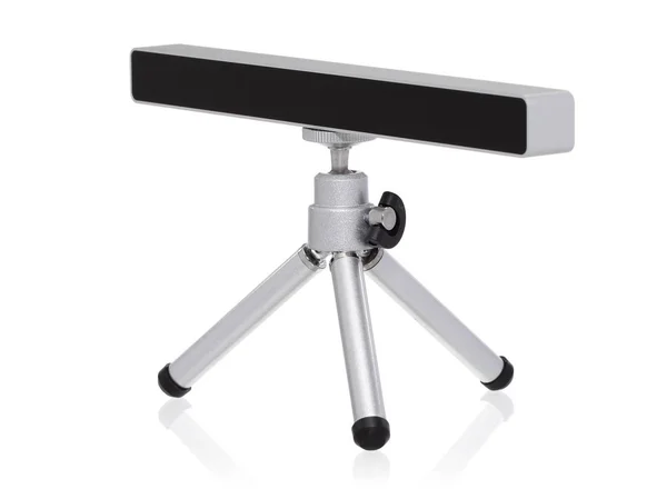 Tripod Kamera Beyaz Arkaplanda Izole Edildi — Stok fotoğraf